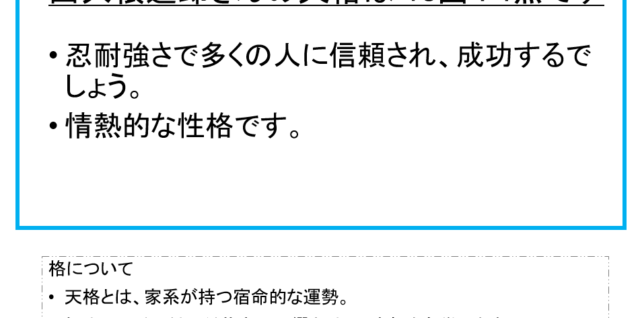 出久根達郎さん：姓名占い（天格）